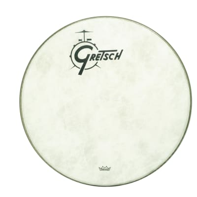 Gretsch Logo Fiberskyn 22'' Bass Drum Head image 1