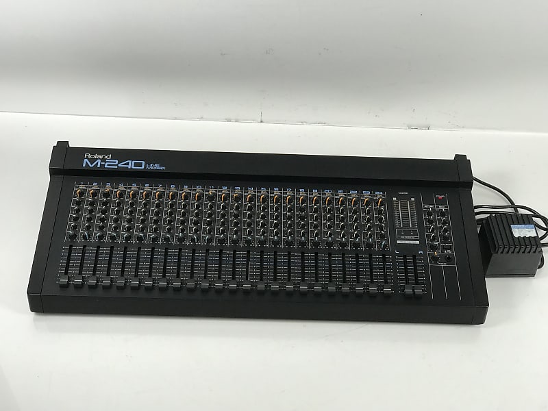 Roland M-240 Line Mixer With Power Supply Tested