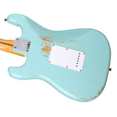 Fender Custom Shop Limited Edition 70th Anniversary 1954 Stratocaster Relic - Super Faded/Aged Daphne Blue - Electric Guitar NEW! image 4