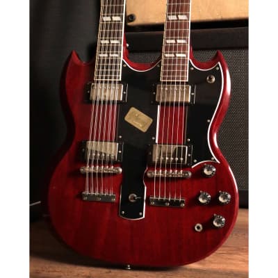 Gibson EDS-1275 Doubleneck SG Electric Guitar, Cherry Red w Hard Case image 7