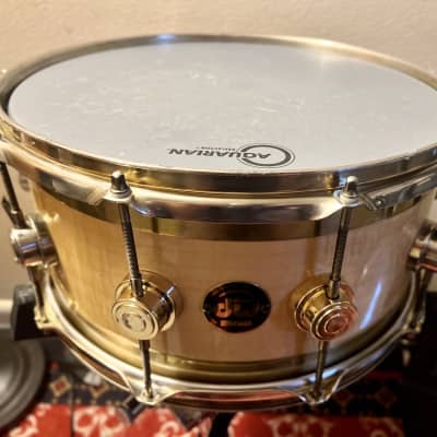 DW Collector's Series  Brass Edge 7x14" Snare Drum  2000s image 2