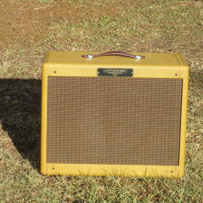 Carl's Custom Amps 1x12 Lacquered Tweed Deluxe Style Ext. Cab  Many speaker options! for sale