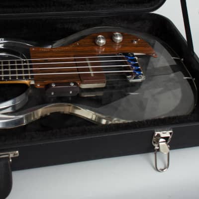 Ampeg  Dan Armstrong Solid Body Electric Bass Guitar (1969), ser. #D215A, black tolex hard shell case. image 12