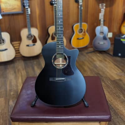 Eastman AC122-CE Grand Auditorium Acoustic/Electrc Guitar w/Gig Bag - Black for sale