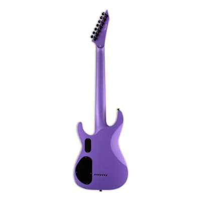 ESP LTD Stephen Carpenter SC-607 Baritone 7-String Electric Guitar with Neck-Thru-Body, 3-Piece Maple Neck, Mahogany Body, and Macassar Ebony Fingerboard (Right-Handed, Purple Satin) image 2