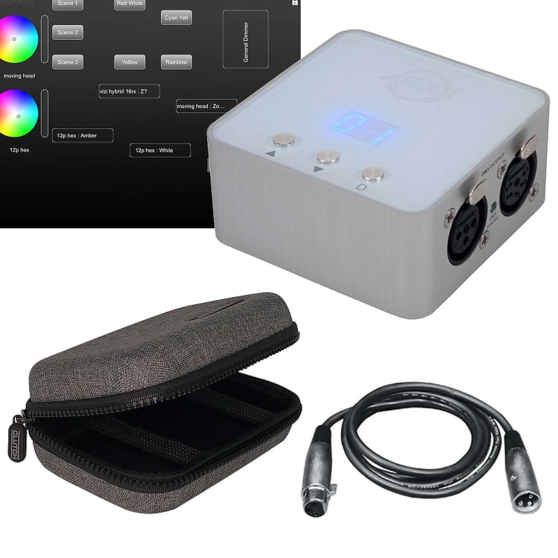 ADJ MyDmx 3.0 DMX Software & USB-DMX Interface with Case