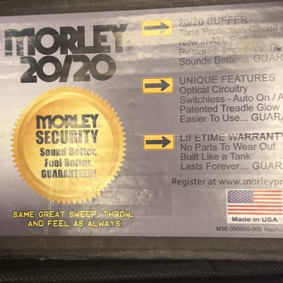 Reverb.com listing, price, conditions, and images for morley-20-20-wah-volume