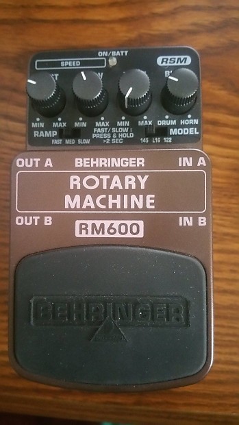 Behringer Rotary Machine RM600, copy of Line6 Roto Machine Leslie Simulator  guitar/keyboard FX pedal