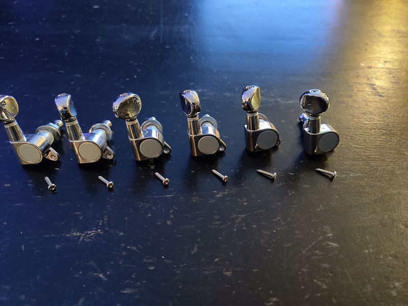 Epiphone Basic 6 In Line Tuning Machines Chrome Reverb