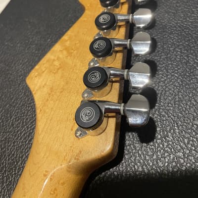 Warmoth Stratocaster neck Birdseye maple rosewood fretboard WITH LOCKING TUNERS image 5