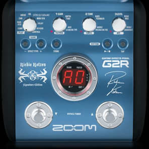 Zoom Zoom G2R - Richie Kotzen Signature Edition Multi-Effects Pedal  Metallic Blue