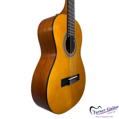 Valencia Classical Guitar 1/2 Size - Antique Natural Finish image 2