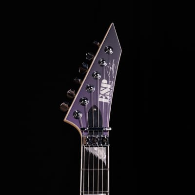 ESP Custom Shop Alexi “Ripped” Purple Fade Satin w/ Ripped Pinstripes - Alexi Laiho Signature image 4