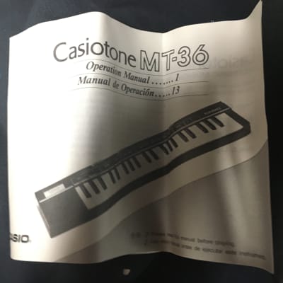NOS Casio MT-36 Keyboard Synthesizer, 1980's, Made In Japan image 9