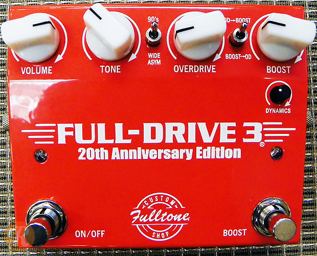 Fulltone Custom Shop FD-3 Full Drive 3 20th Anniversary Edition Dual Overdrive Pedal image 1
