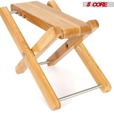 Adjustable Guitar Foot Rest Music Classical Footrest Acoustic Footstool  Stand 