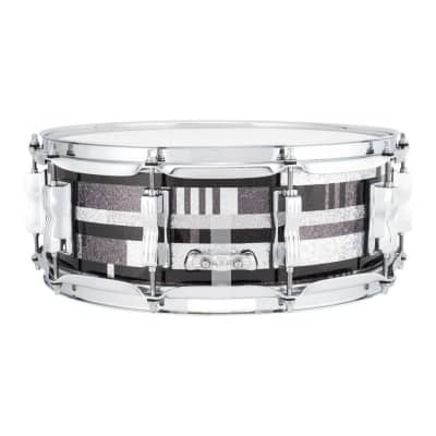 Ludwig Classic Maple Snare Drum 14x5 Digital Black Sparkle image 2