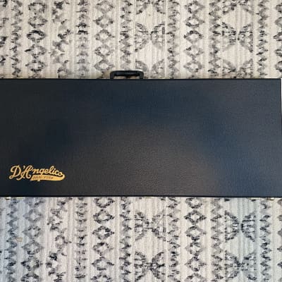 D'Angelico Bedford Case 2020 - Black, Gold, Brass for sale