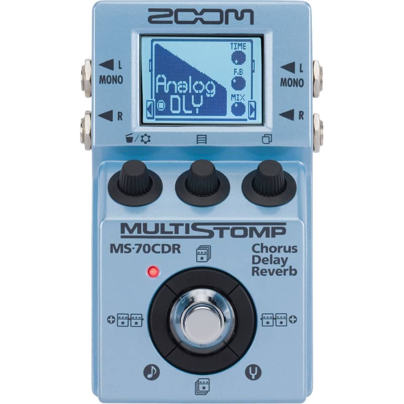 Zoom MS-70CDR MultiStomp Guitar Multi-Effects Pedal | Reverb