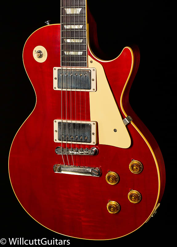 Gibson Custom Shop 1958 Les Paul Sweet Cherry Red Murphy Lab Ultra Light  Aged (487) | Reverb