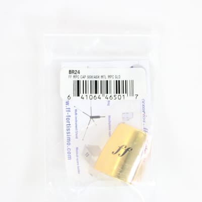 Fortissimo BR.24 Gold Plastic Cap for Metal Alto/Soprano Saxophone Mouthpiece image 4