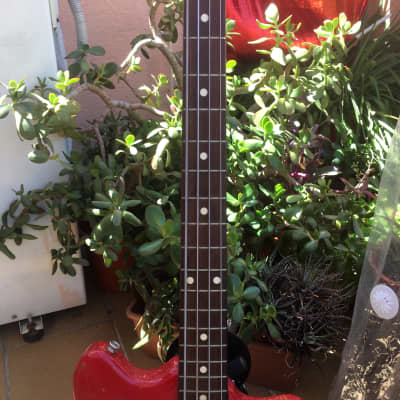 Eko Manta Bass 1972 Cherry Red image 2