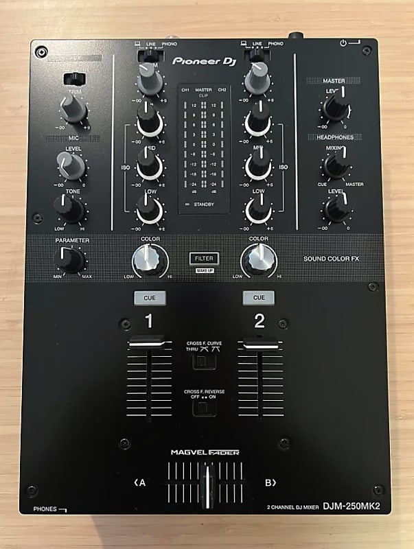 Pioneer DJM-250MK2 2-Channel Professional DJ Mixer 2023 image 1
