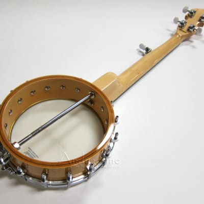 Left Hand 5-String Mini Open Back Banjo w/ Gig Bag image 6