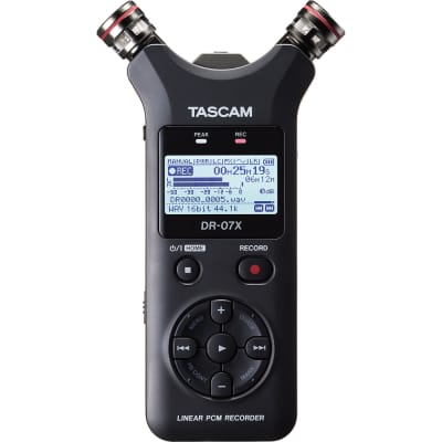 Tascam DR-07X Stereo Handheld Digital Recorder, USB Audio Interface DR07X image 1