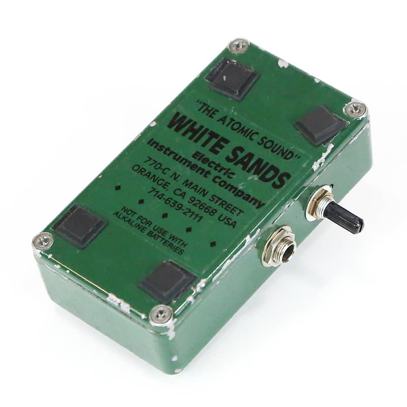1999 White Sands Toad Electric Guitar Fuzz Pedal – Pre