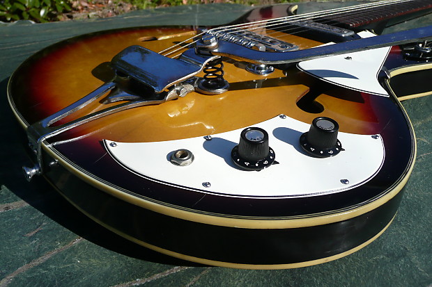 Teisco EP-2T Hollow Body Electric Guitar Japan Vintage