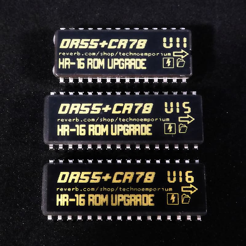 Alesis HR-16 parts - Boss DR55 + Roland CR78 ROM chipset image 1