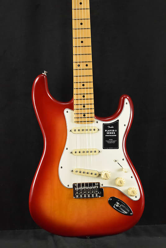 Mint Fender Player II Stratocaster Aged Cherry Burst Maple Fingerboard image 1