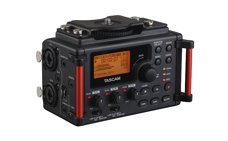 Tascam DR-60DMKII 4-Track Recorder/Mixer for DSLR Filmmakers Production Audio image 1