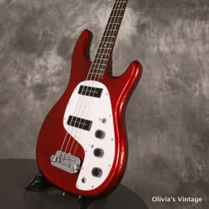 Guild SB-202 Bass  1982 Candy Apple Red image 6