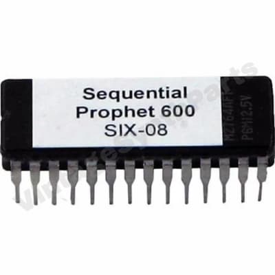 Sequential Circuits Prophet 600 Firmware OS update : SIX-08 - 0.8 Eprom Rom