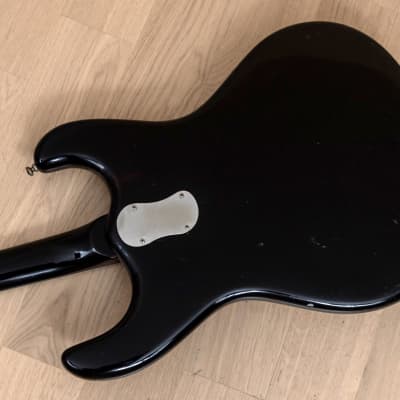 1964 Mosrite Ventures Model Vintage Electric Guitar Black, Vibramute w/ Case image 16