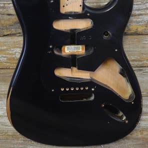 Fender Road Worn 50s Stratocaster Body - Black | Reverb