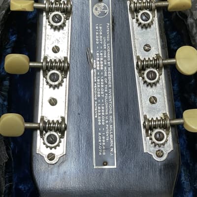Epiphone Coronet Lap Steel With Case & Bikini Metal Plate Logo Vintage Epiphone Lap Steel Used – Very Good 1940 - Black image 8