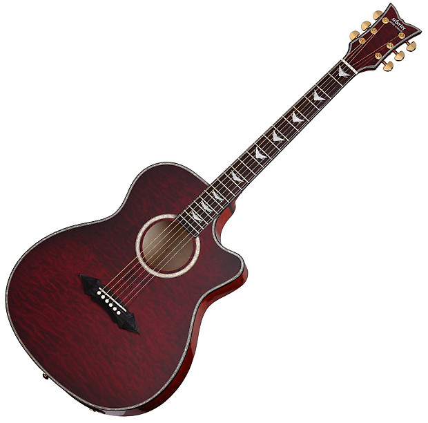 Schecter omen extreme acoustic top