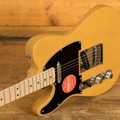 Squier Affinity Series Telecaster Left-Handed Maple Butterscotch Blonde image 5
