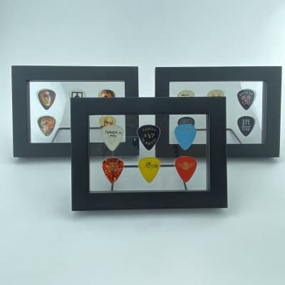 4” x 6” Clear Guitar Pick Display - Holds 6 Picks - FRAME INCLUDED image 3