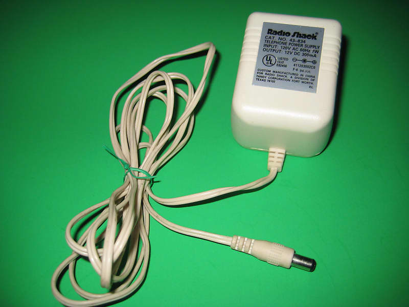 Radio Shack Power Supply 12 Volt DC 300mA 2000 Reverb