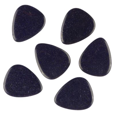 Blue Sandstone Stone Guitar Or Bass Pick - Specialty Handmade Gemstone Exotic Plectrum - 12 Pack New image 7