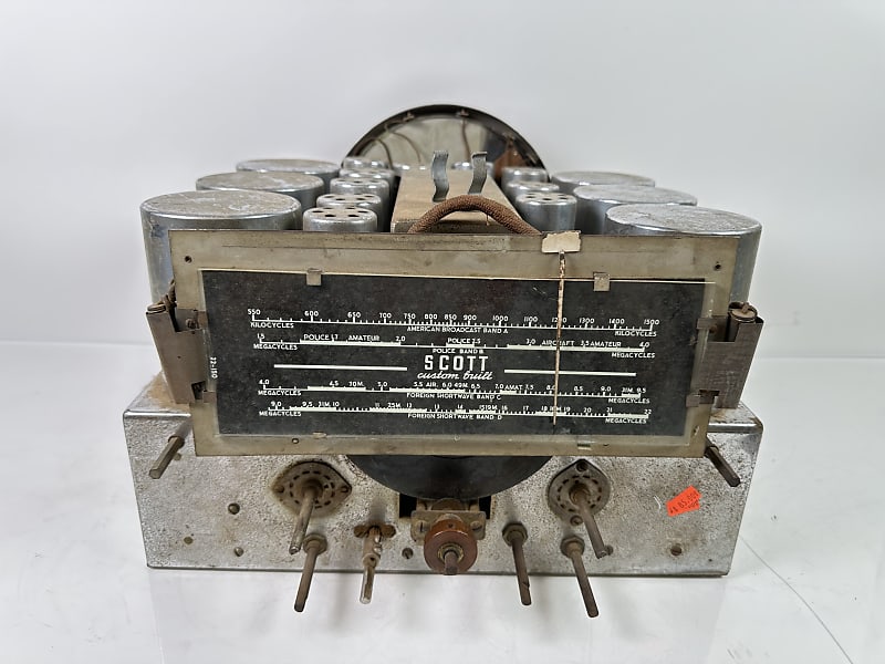 Vintage Mid Century Scott Tube Radio and Tuner Phantom Deluxe  			