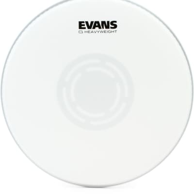 Evans Heavyweight Coated Snare Batter - 12 inch  Bundle with Puresound P1220 12" 20-strand Custom Series Snare Wire image 2