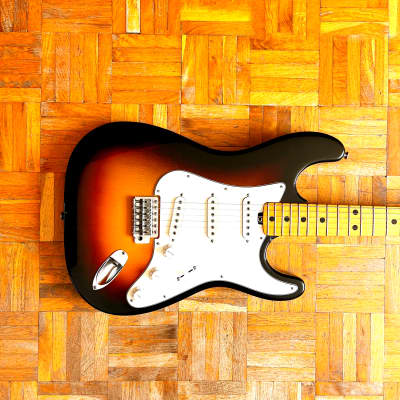 Toledo (by Aria) vintage strato-style electric guitar probably made in Japan in early 1970s! Low Action! image 5