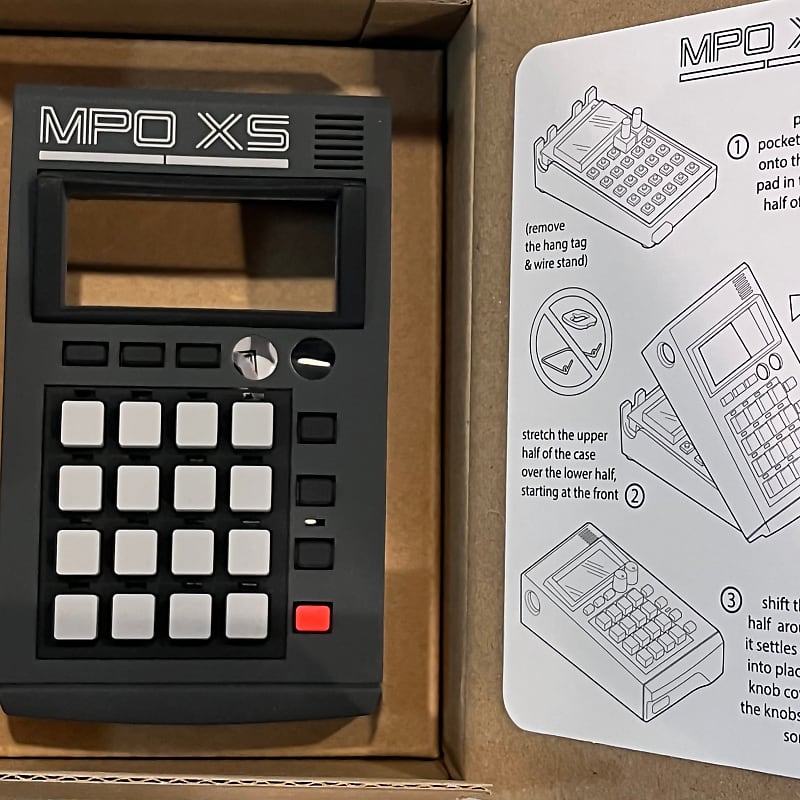 BeatMaker's Boutique MPO XS Pocket Operator Case (BLACK - MPC style - 2022  - NEW in box)