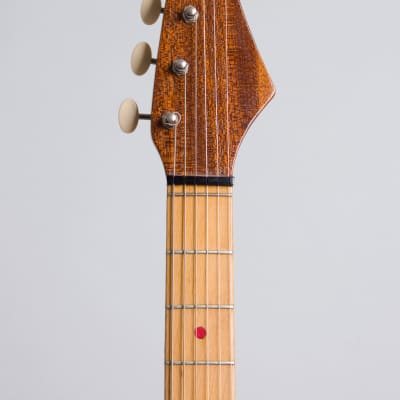 Hohner Zambesi 333 Solid Body Electric Guitar, made by Fenton-Weill (1962), period black hard shell case. image 5