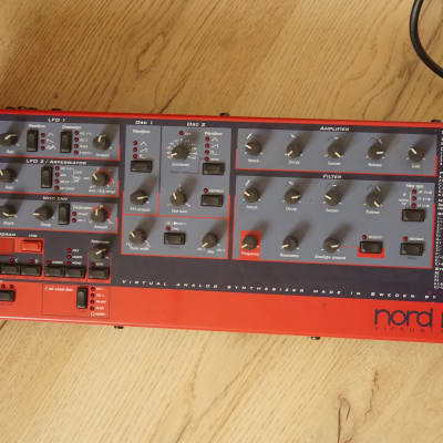 Nord Lead Rack Rackmount Virtual Analog Synthesizer 1995 - 1997 - Red